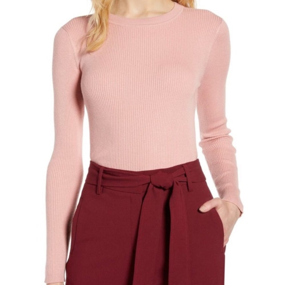 NWT Halogen Ribbed Sweater